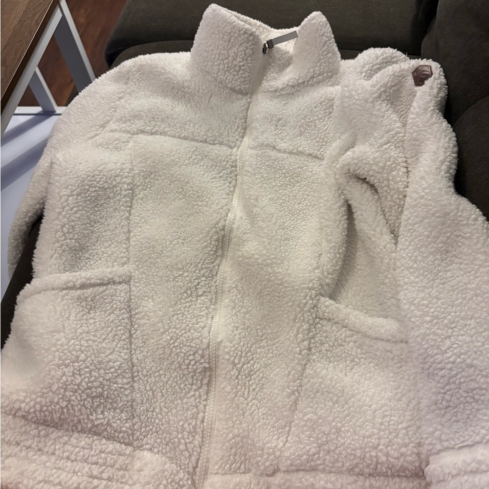 Cozy White Sherpa Jacket